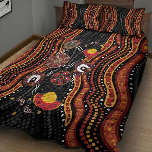 NAIDOC Week 2026 Quilt Bed Set Together We Rise Together We Stay Deadly