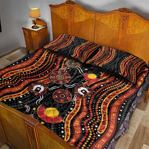NAIDOC Week 2026 Quilt Bed Set Together We Rise Together We Stay Deadly
