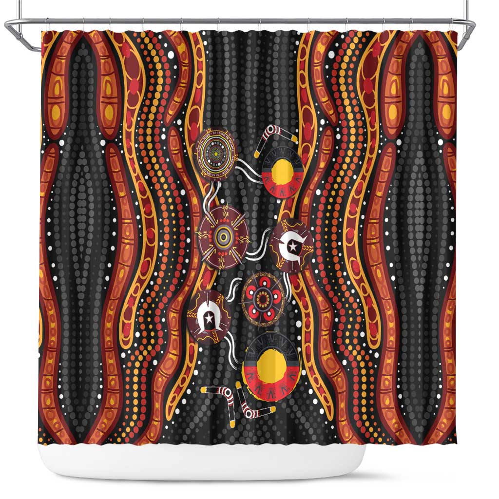 NAIDOC Week 2026 Shower Curtain Together We Rise Together We Stay Deadly