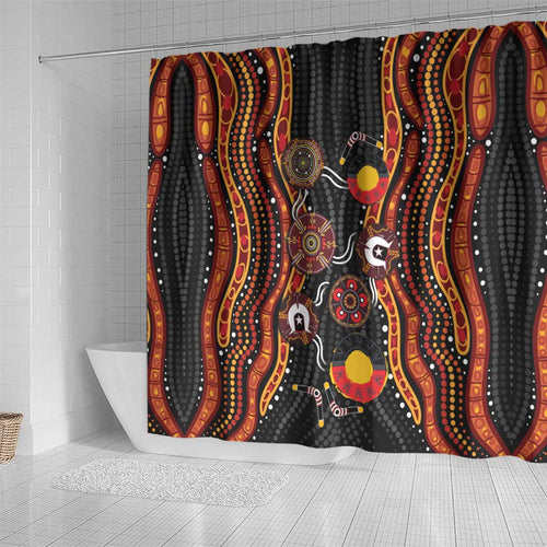 NAIDOC Week 2026 Shower Curtain Together We Rise Together We Stay Deadly