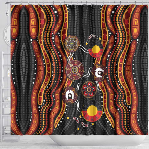 NAIDOC Week 2026 Shower Curtain Together We Rise Together We Stay Deadly