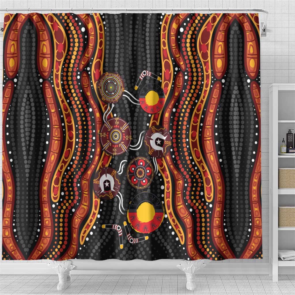 NAIDOC Week 2026 Shower Curtain Together We Rise Together We Stay Deadly