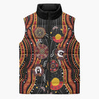 NAIDOC Week 2026 Sleeveless Puffer Jacket Together We Rise Together We Stay Deadly