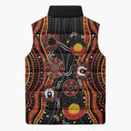 NAIDOC Week 2026 Sleeveless Puffer Jacket Together We Rise Together We Stay Deadly