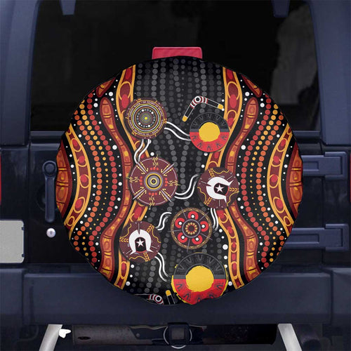 NAIDOC Week 2026 Spare Tire Cover Together We Rise Together We Stay Deadly