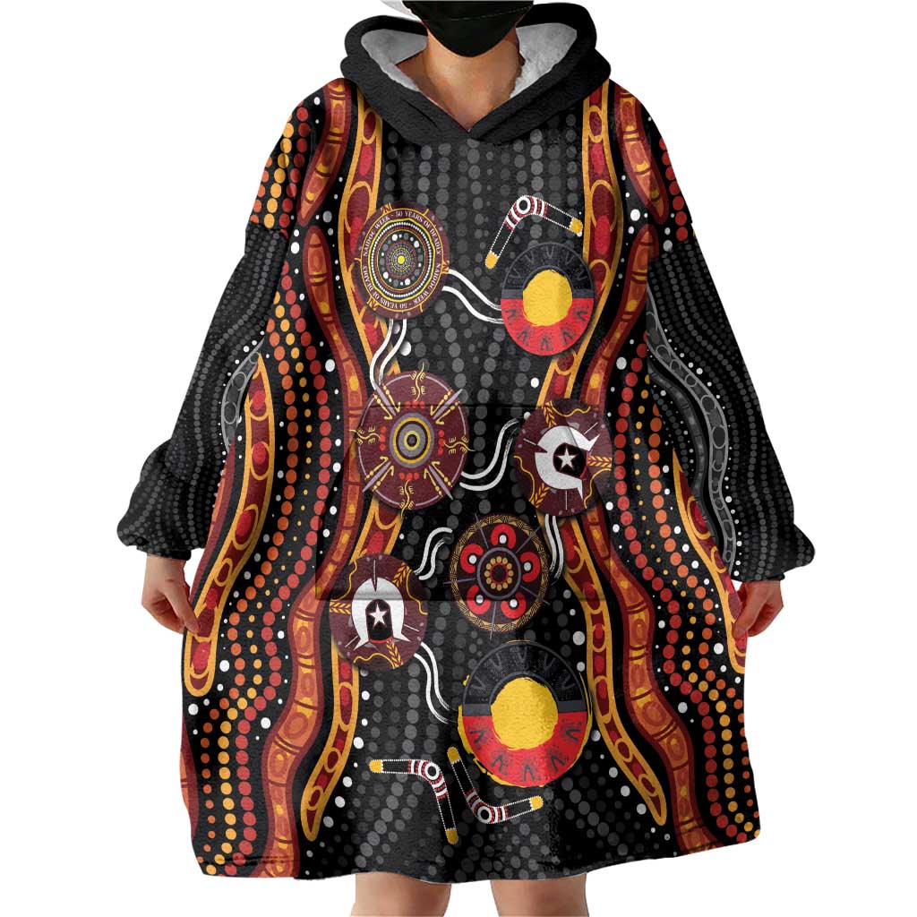 NAIDOC Week 2026 Wearable Blanket Hoodie Together We Rise Together We Stay Deadly