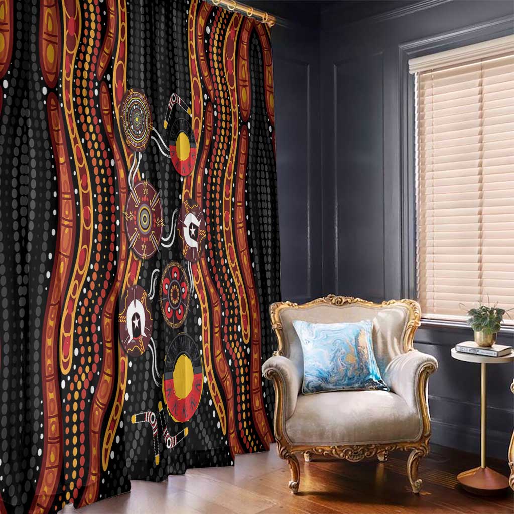 NAIDOC Week 2026 Window Curtain Together We Rise Together We Stay Deadly