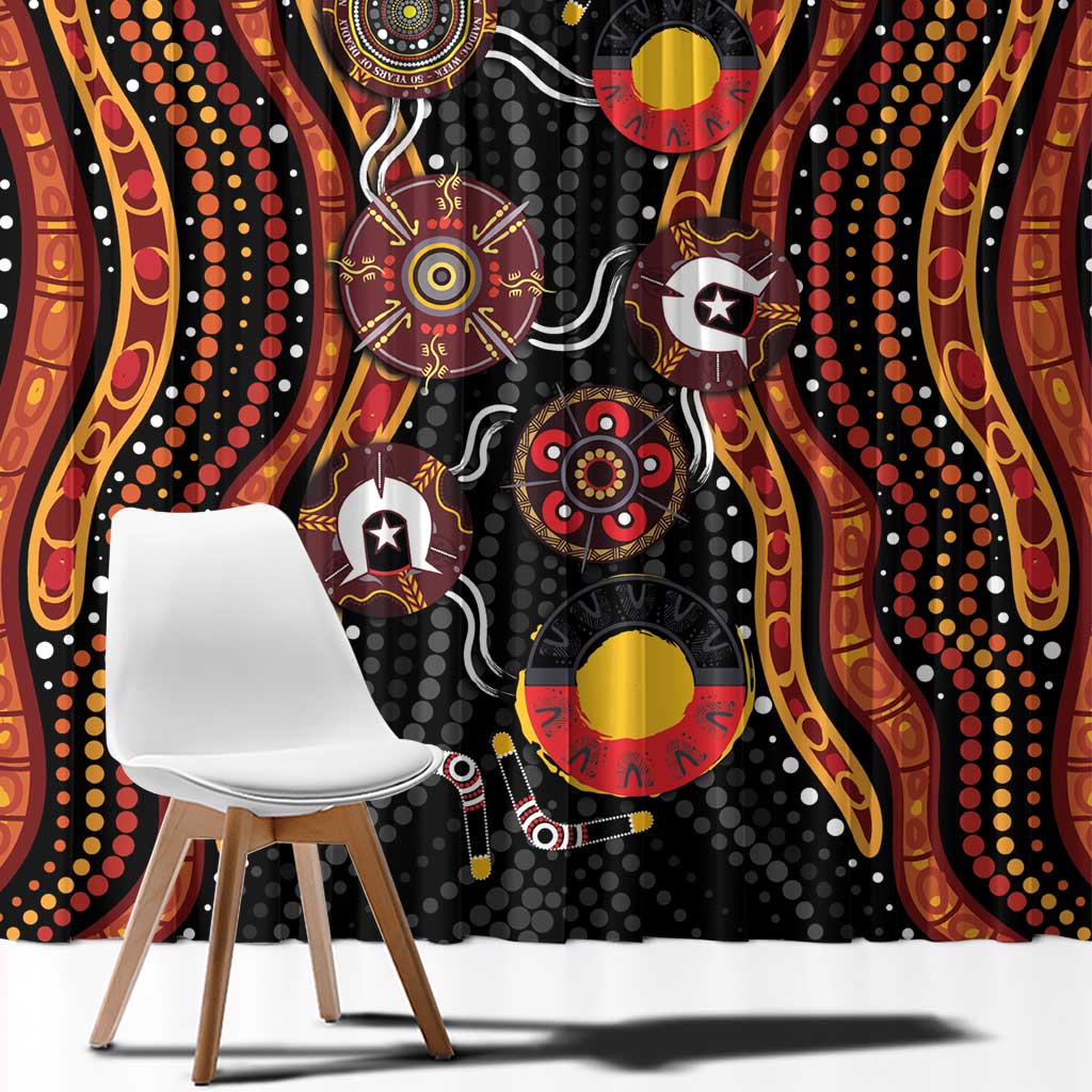 NAIDOC Week 2026 Window Curtain Together We Rise Together We Stay Deadly