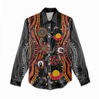 NAIDOC Week 2026 Women Casual Shirt Together We Rise Together We Stay Deadly