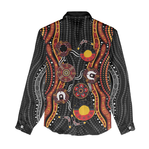 NAIDOC Week 2026 Women Casual Shirt Together We Rise Together We Stay Deadly