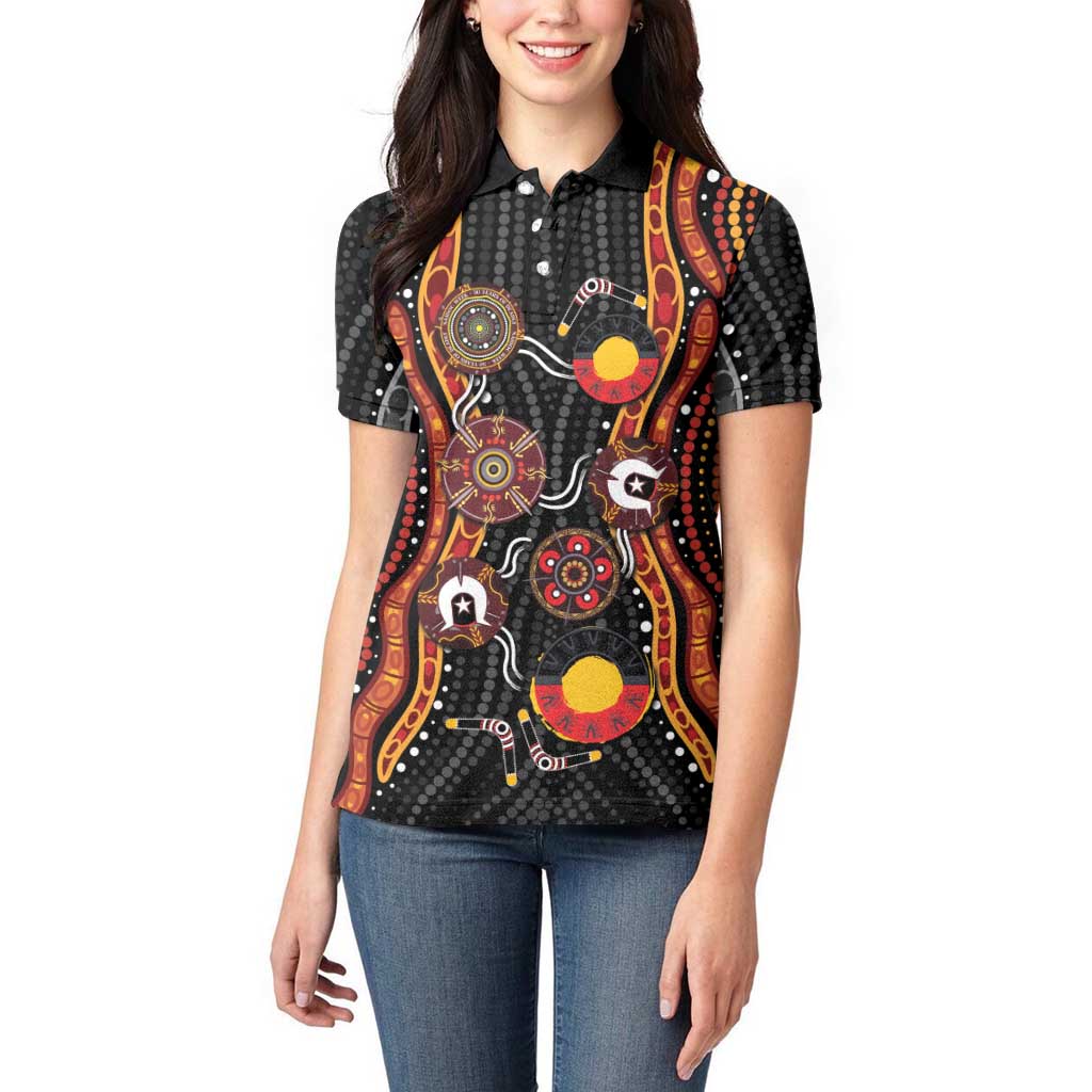 NAIDOC Week 2026 Women Polo Shirt Together We Rise Together We Stay Deadly