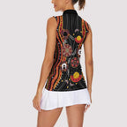 NAIDOC Week 2026 Women Sleeveless Polo Shirt Together We Rise Together We Stay Deadly