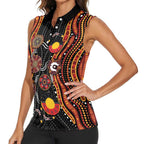NAIDOC Week 2026 Women Sleeveless Polo Shirt Together We Rise Together We Stay Deadly