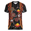 NAIDOC Week 2026 Women V-Neck T-Shirt Together We Rise Together We Stay Deadly