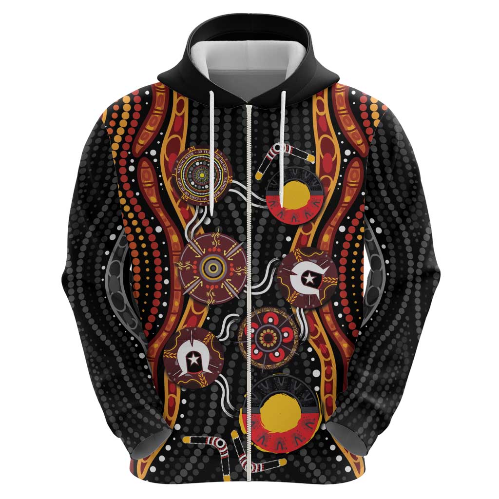 NAIDOC Week 2026 Zip Hoodie Together We Rise Together We Stay Deadly