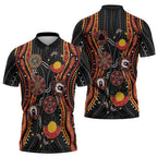 NAIDOC Week 2026 Zipper Polo Shirt Together We Rise Together We Stay Deadly