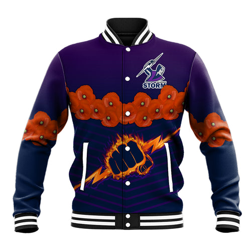 anzac-2023-melbourne-storm-rugby-baseball-jacket-poppy-flowers-sporty-style