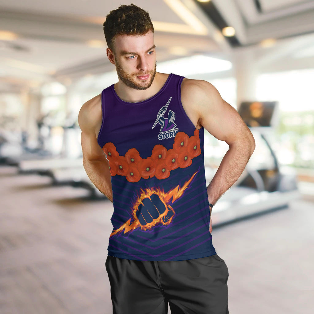 anzac-2023-melbourne-storm-rugby-men-tank-top-poppy-flowers-sporty-style