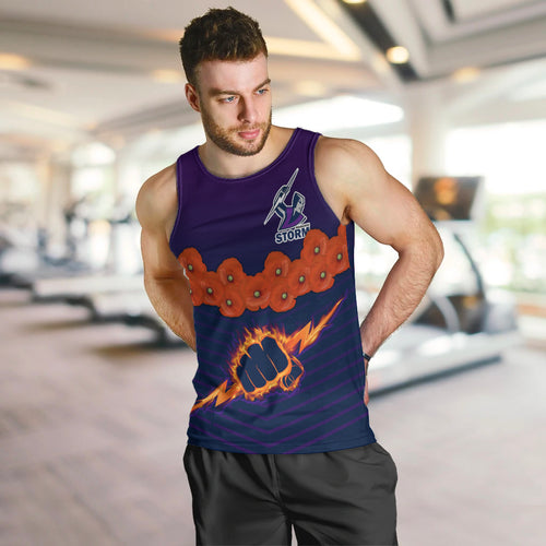 custom-text-and-number-anzac-2023-melbourne-storm-rugby-men-tank-top-poppy-flowers-sporty-style