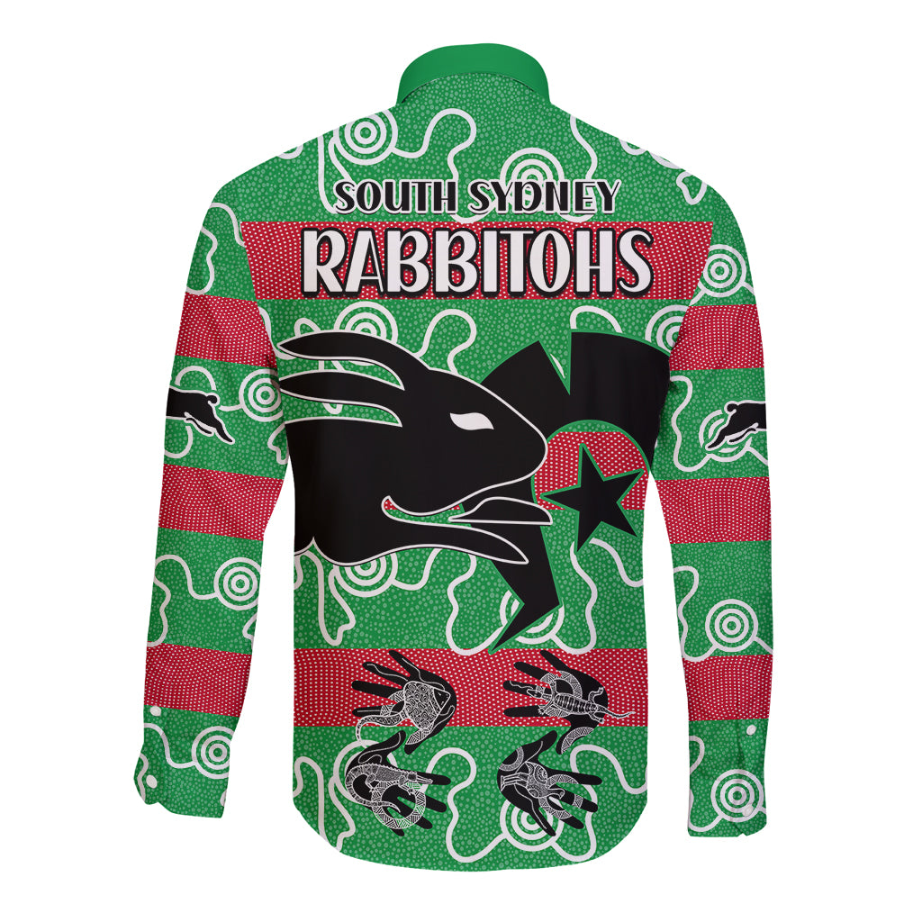naidoc-rabbitohs-rugby-long-sleeve-button-shirt-go-the-bunnies-aboriginal-dots