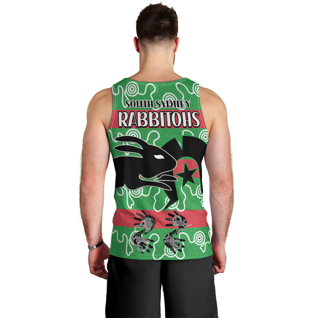 naidoc-rabbitohs-rugby-men-tank-top-go-the-bunnies-aboriginal-dots