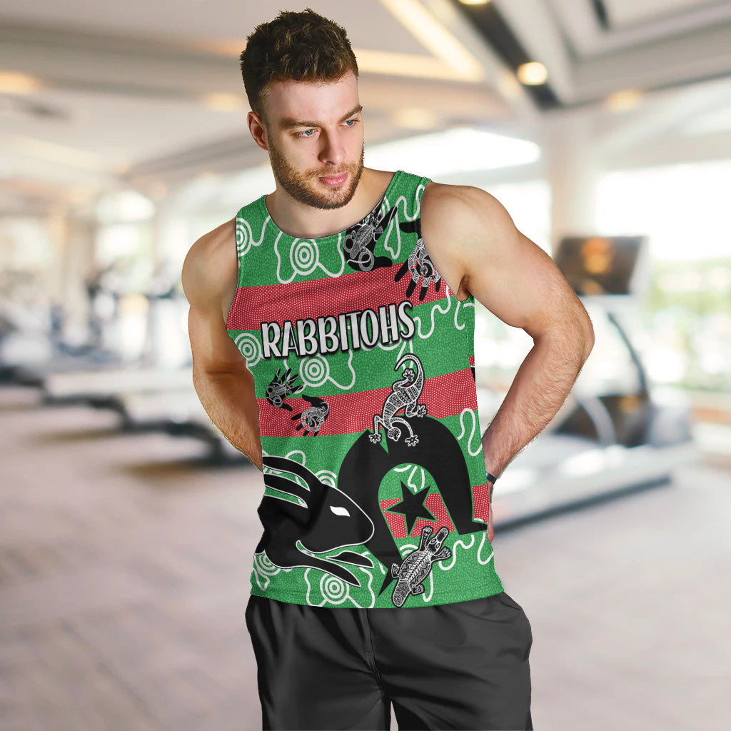 naidoc-rabbitohs-rugby-men-tank-top-go-the-bunnies-aboriginal-dots