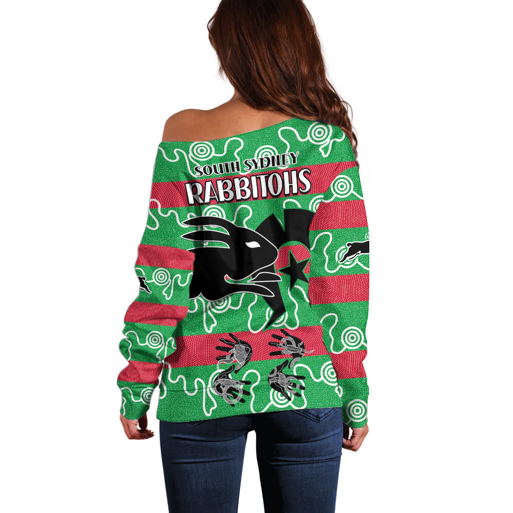 naidoc-rabbitohs-rugby-off-shoulder-sweater-go-the-bunnies-aboriginal-dots