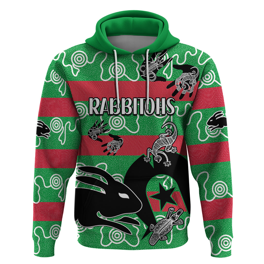 custom-text-and-number-naidoc-rabbitohs-rugby-hoodie-go-the-bunnies-aboriginal-dots