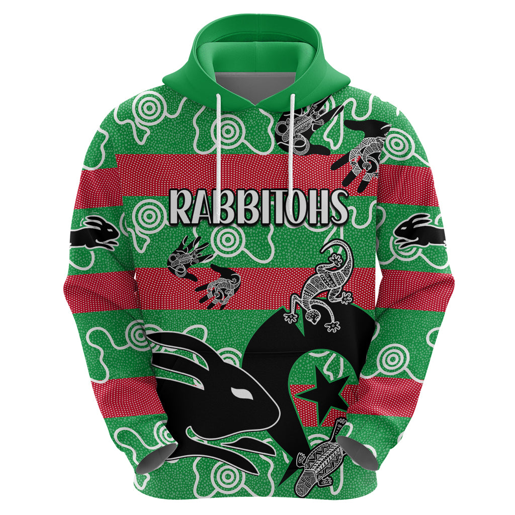 custom-text-and-number-naidoc-rabbitohs-rugby-hoodie-go-the-bunnies-aboriginal-dots