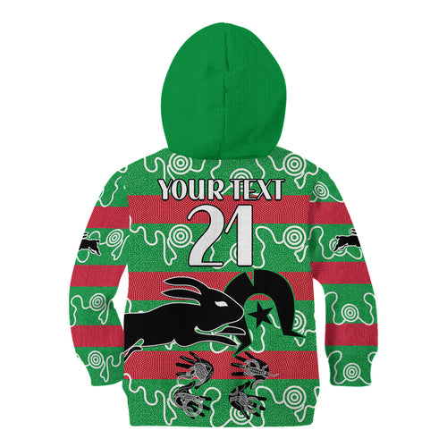 custom-text-and-number-naidoc-rabbitohs-rugby-kid-hoodie-go-the-bunnies-aboriginal-dots