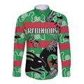 custom-text-and-number-naidoc-rabbitohs-rugby-long-sleeve-button-shirt-go-the-bunnies-aboriginal-dots