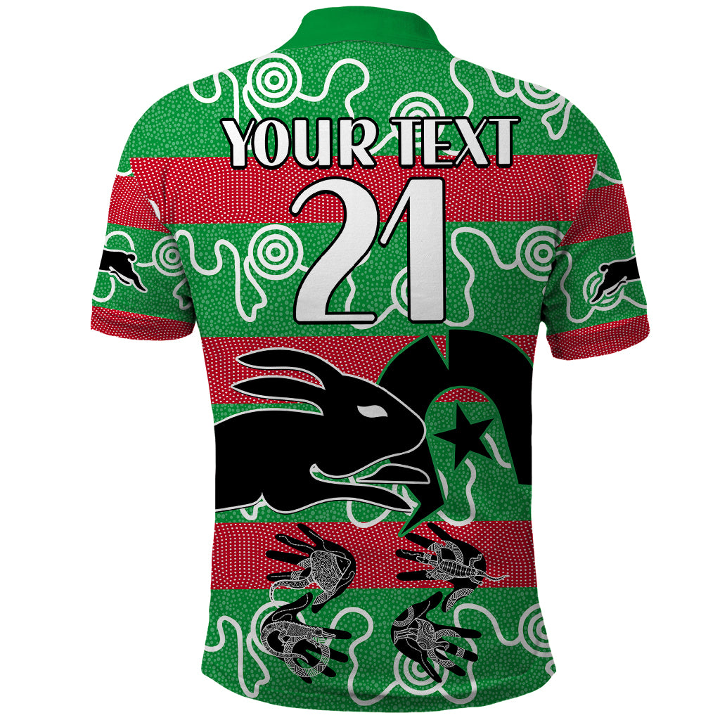 custom-text-and-number-naidoc-rabbitohs-rugby-polo-shirt-go-the-bunnies-aboriginal-dots