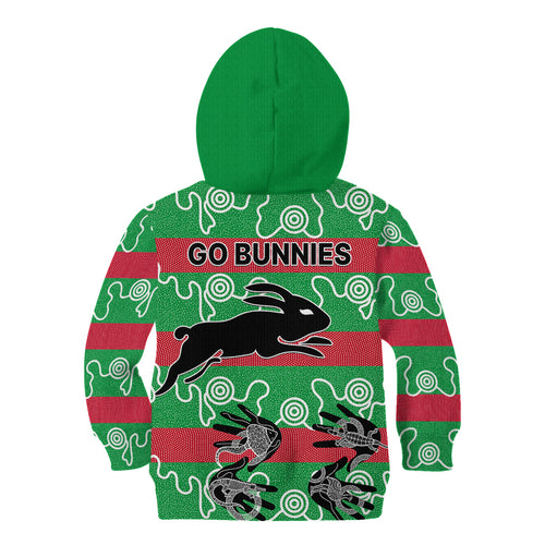 rabbitohs-rugby-premiers-kid-hoodie-go-the-bunnies-aboriginal-dots