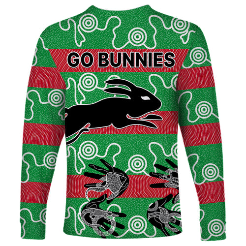 rabbitohs-rugby-premiers-long-sleeve-shirt-go-the-bunnies-aboriginal-dots