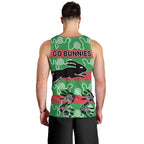 rabbitohs-rugby-premiers-men-tank-top-go-the-bunnies-aboriginal-dots