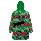 rabbitohs-rugby-premiers-wearable-blanket-hoodie-go-the-bunnies-aboriginal-dots
