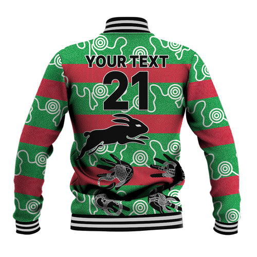 custom-text-and-number-rabbitohs-rugby-premiers-baseball-jacket-go-the-bunnies-aboriginal-dots