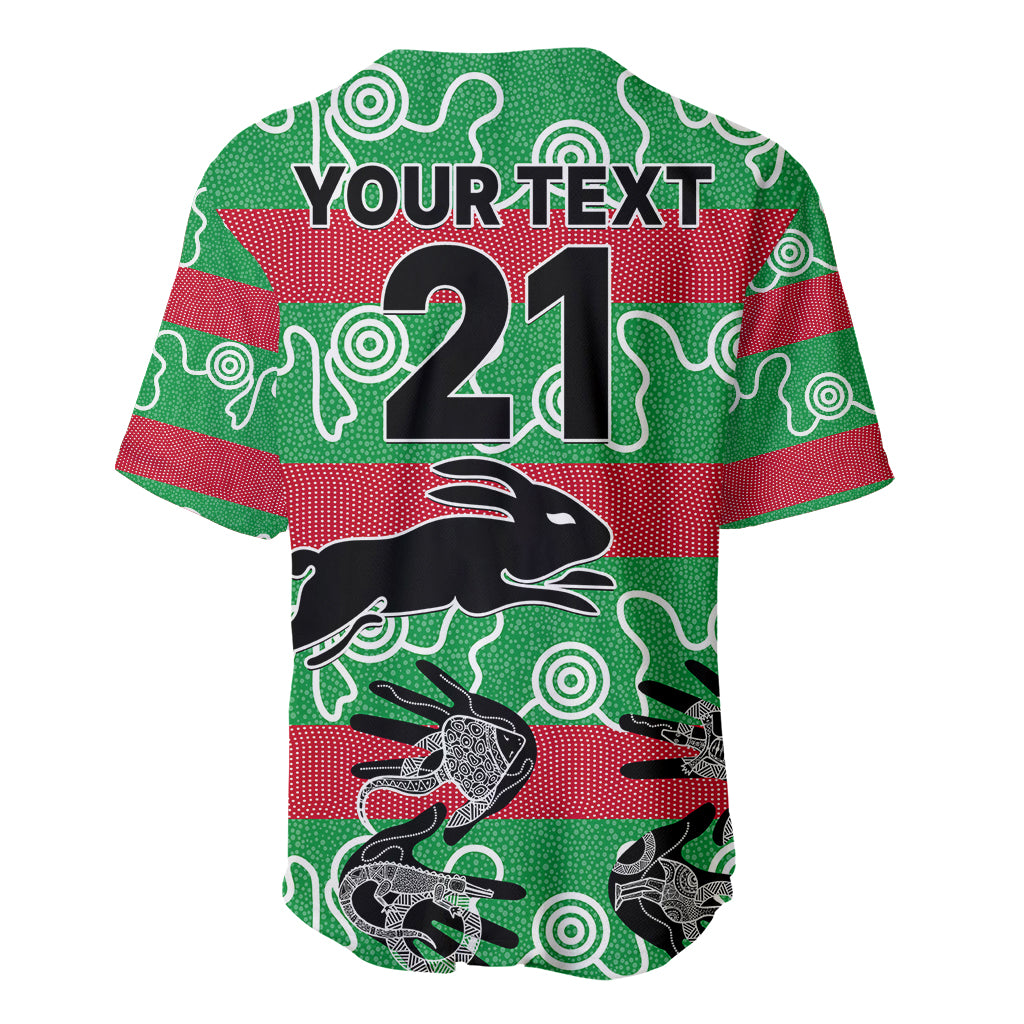 custom-text-and-number-rabbitohs-rugby-premiers-baseball-jersey-go-the-bunnies-aboriginal-dots