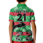 custom-text-and-number-rabbitohs-rugby-premiers-kid-polo-shirt-go-the-bunnies-aboriginal-dots