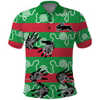 custom-text-and-number-rabbitohs-rugby-premiers-polo-shirt-go-the-bunnies-aboriginal-dots