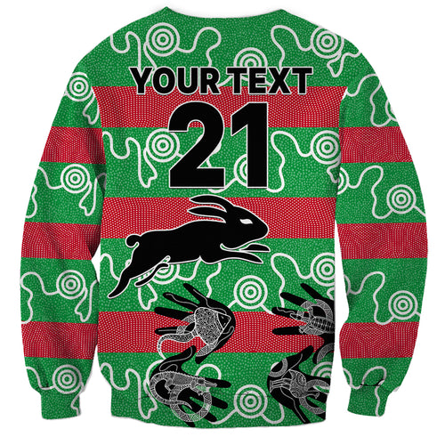 custom-text-and-number-rabbitohs-rugby-premiers-sweatshirt-go-the-bunnies-aboriginal-dots