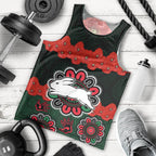 anzac-2023-nrl-rabbitohs-rugby-men-tank-top-the-bunnies-1908-poppy-flowers-mixed-aboriginal