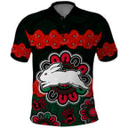 custom-text-and-number-anzac-2023-nrl-rabbitohs-rugby-polo-shirt-the-bunnies-1908-poppy-flowers-mixed-aboriginal
