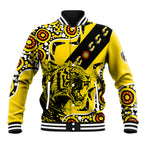 richmond-tigers-football-baseball-jacket-angry-tiger-roaring-aboriginal-boomerang-and-dots-art