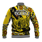 richmond-tigers-football-baseball-jacket-angry-tiger-roaring-aboriginal-boomerang-and-dots-art