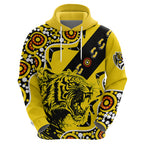 richmond-tigers-football-hoodie-angry-tiger-roaring-aboriginal-boomerang-and-dots-art