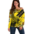 richmond-tigers-football-off-shoulder-sweater-angry-tiger-roaring-aboriginal-boomerang-and-dots-art