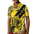 custom-text-and-number-richmond-tigers-football-kid-polo-shirt-angry-tiger-roaring-aboriginal-boomerang-and-dots-art