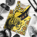 custom-text-and-number-richmond-tigers-football-men-tank-top-angry-tiger-roaring-aboriginal-boomerang-and-dots-art