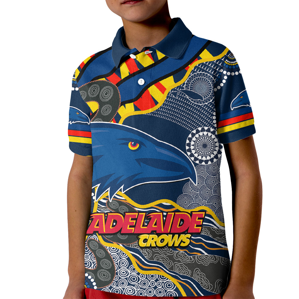 the-crows-football-kid-polo-shirt-adelaide-be-unique-aboriginal-dots